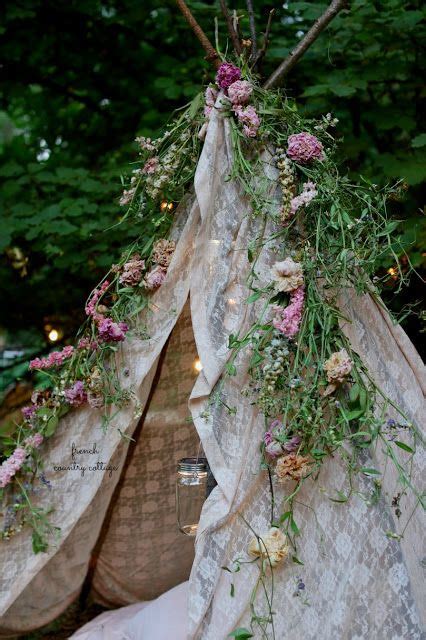 how to make a dried flower garland french country