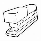 Stapler Grapadora Oficina sketch template