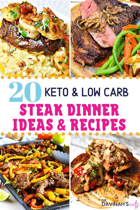carb keto steak dinner ideas recipes dr davinahs eats