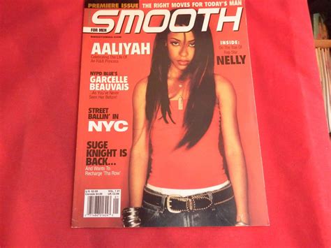 smooth for men premiere issue with aaliyah garcelle beauvais 2001