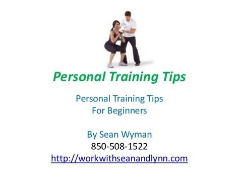 personal training tips personal training tips  beginners