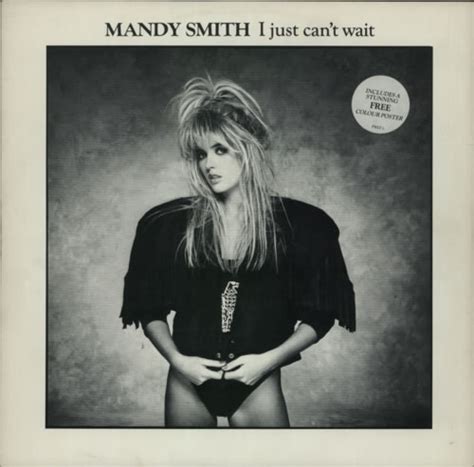 Mandy Smith I Just Can T Wait Poster Uk 12 Vinyl Single 12 Inch