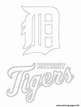Detroit Tigers Coloring Pages Logo Mlb Printable Baseball Drawing Sport Color Print Skyline Clip Sheets Google Search Library Clipart Getdrawings sketch template