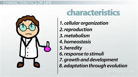characteristics   living  characteristics  living