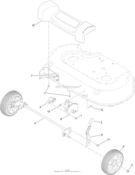 toro  timemaster  lawn mower  sn   parts diagram  front