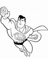 Superman Topcoloringpages sketch template