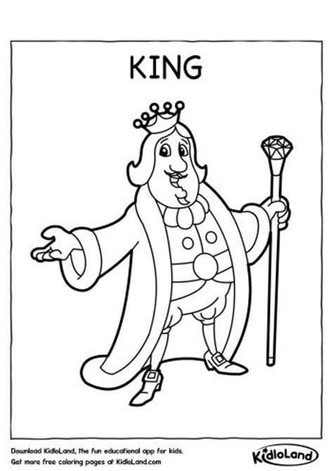 king coloring page  educational activity worksheets