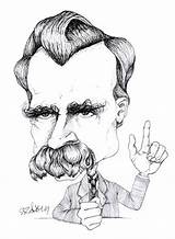 Nietzsche Friedrich Clipart Drawing Quality High Way Lucy Light Clipground sketch template