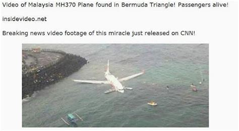 Beware Of New Facebook Malware Claims Malaysia Plane Mh370 Has Been