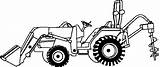 Tractor Tracteur Transportation Deere Traktor Transport Clker Ausmalbilder Ausmalen Colorier Boss sketch template