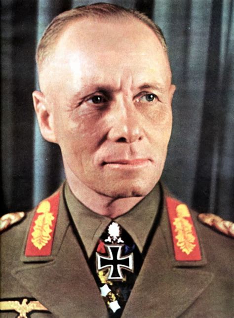 world war ii  color generalfeldmarschall erwin rommel