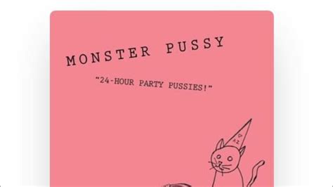 monster pussy “invite me to your all girl party” youtube