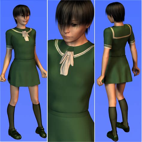Japanese Schoolgirl For The Preteen 3d Figure Assets Oskarsson