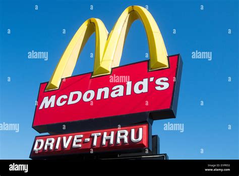 mcdonalds drive  sign logo