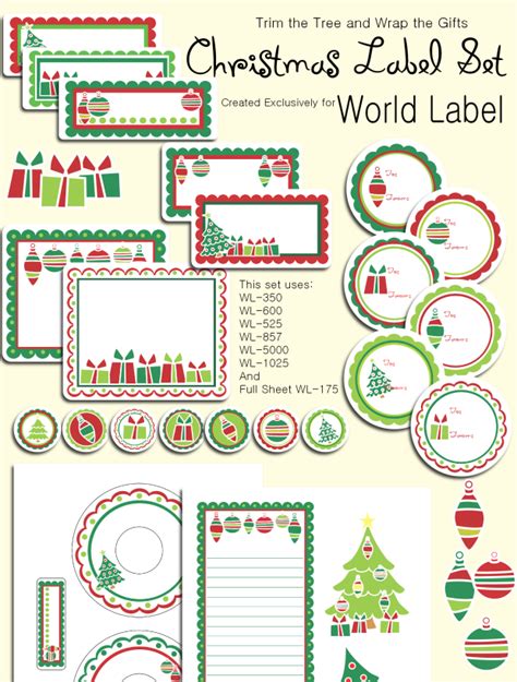 christmas  holiday labels