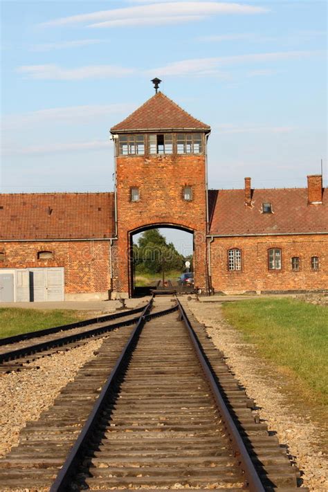 Entrance Gate To Auschwitz Concentration Camp Editorial Photography