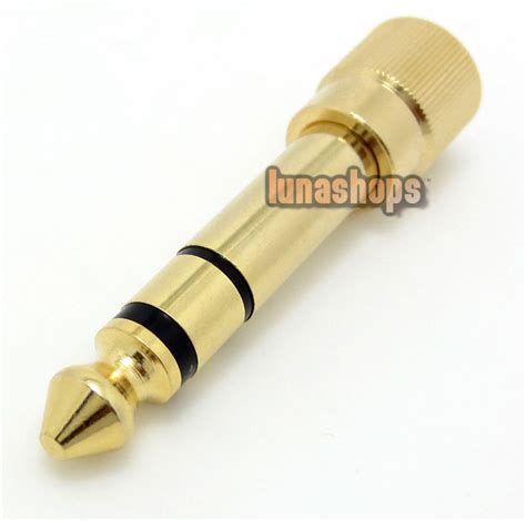 usd mm mm set gold cover male adapter plug audio