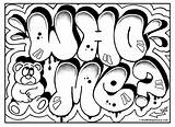 Coloring Graffiti Pages Cool Draw Book Popular sketch template