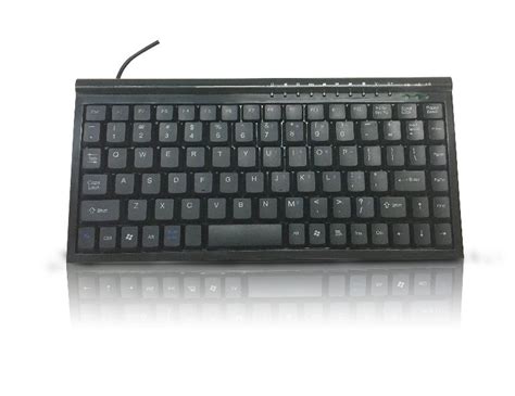 ware compact mini ergonomic keyboard usb ps black  keys multimedia keyboard   hot