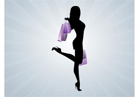 Sexy Girl Shopping Download Free Vector Art Stock