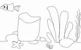 Sponge Sea Coloring Pages Template sketch template
