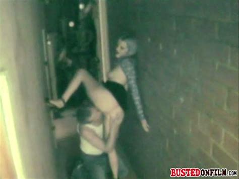 bitch busted in an alley sex with her lover