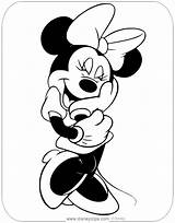 Minnie Coloring Mouse Pages Disneyclips Misc Laughing sketch template