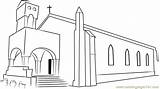 Coloring Church Armenian Pages Coloringpages101 Kids Churches Online sketch template