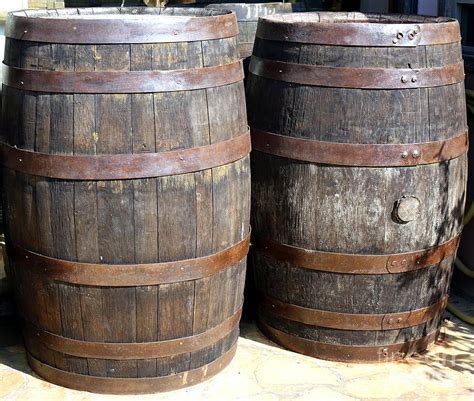 large wooden barrels photograph  yali shi