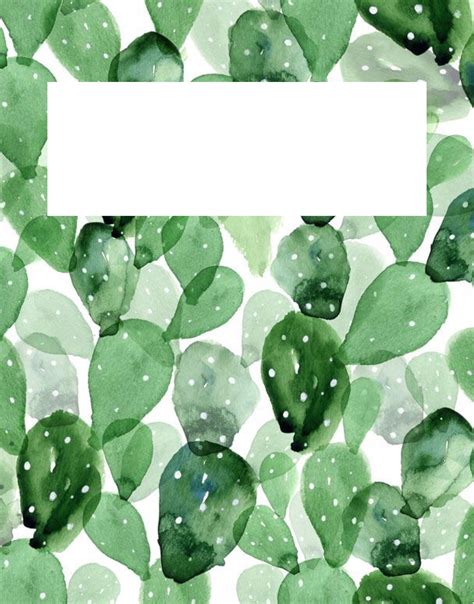 cacti goodnotes cover book cover template notebook cover design