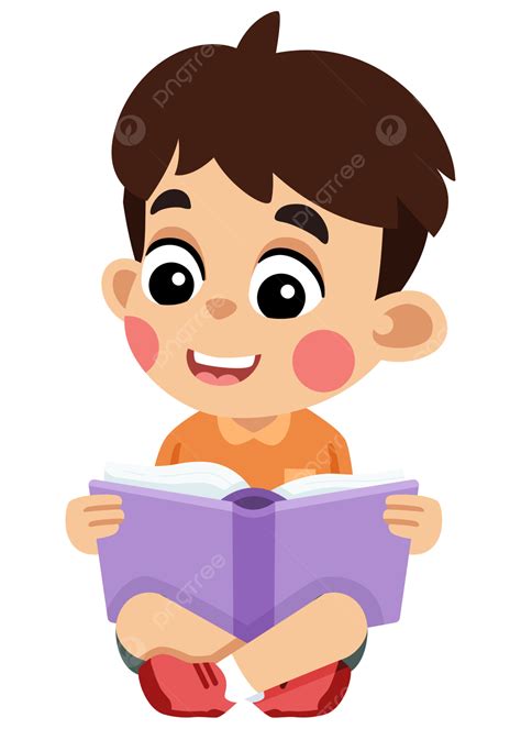 gambar kartun baca buku png membaca buku kartun membaca anak membaca