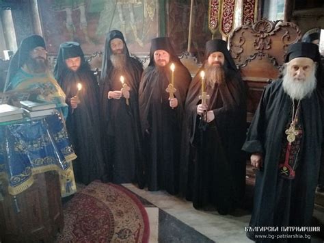 Four New Monks At Bulgarian Zographou Monastery On Mt