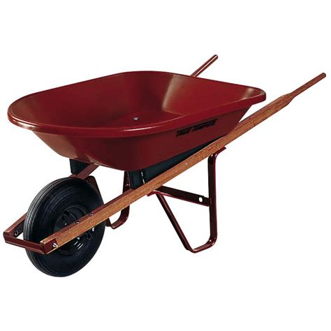 true temper  cuft poly homeowner wheelbarrow lawn garden outdoor tools supplies