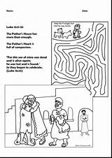 Prodigal Son Coloring Getcolorings sketch template