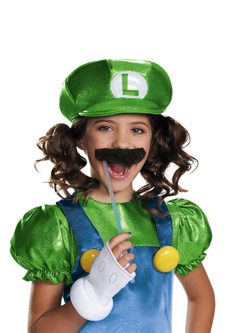 Girls Luigi Skirt Costume
