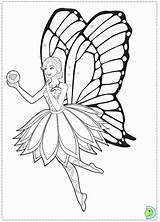 Barbie Coloring Fairy Pages Princess Mariposa Fairytopia Dinokids Colouring Print Popular Close Coloringhome sketch template