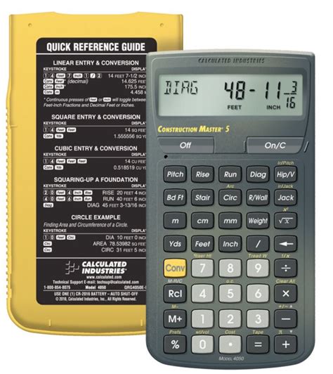 amazoncom calculated industries  construction master  construction calculator home