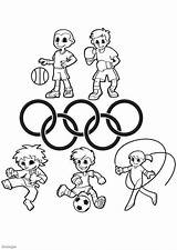 Spelen Olympische Kleurplaten Kleurplaat Downloaden Uitprinten sketch template
