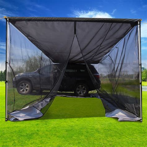 car side awning extension roof rack top tents side shades camping  wd ebay