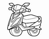 Scooter Coloring Pages Para Colorear Motorcycle Dibujos Dibujo Una Motorbike Car Pintar Coloringcrew Con Imprimir Boys Color Book Vehicles sketch template