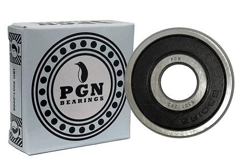 2 Pack Pgn 6301 2rs Sealed Ball Bearing C3 Clearance 12x37x12