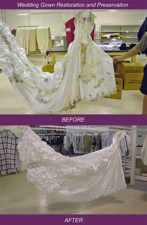 wedding gown preservation  restoration