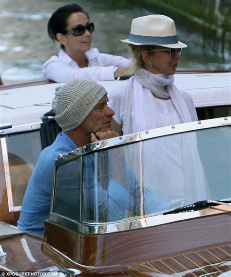 sting and wife trudie styler broadcast their love with a romantic boat ride in venice daily