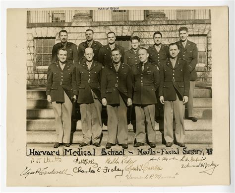 harvard medical school group portrait massachusetts 1943 the