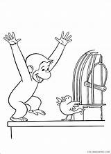 Coloring4free Curious George Cartoons Coloring Pages Printable Neugierige 1861 Affe Coco Der sketch template