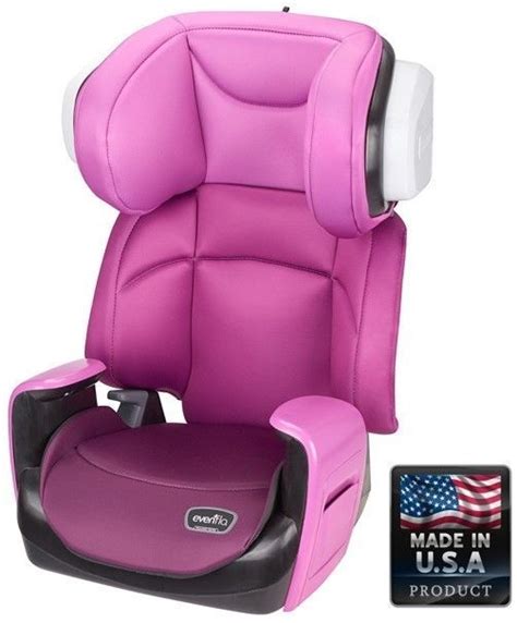 booster car seat pink kid safety    lbs baby child high     chair boostercarseat