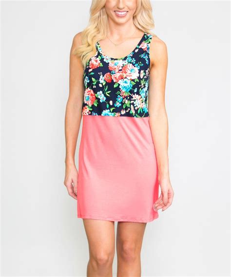 Pink Floral Sleeveless Dress A Flirty Floral Bodice And