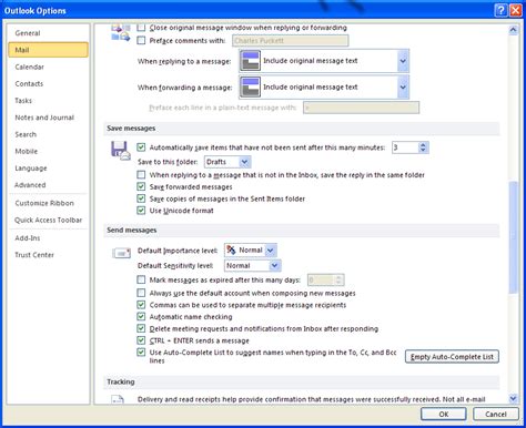 email  mail  saved   folder outlook  windows xp