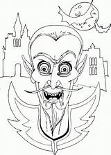 Coloring Halloween Pages Dracula Head Z31 Printable Choose Board Odd Dr Chibi sketch template