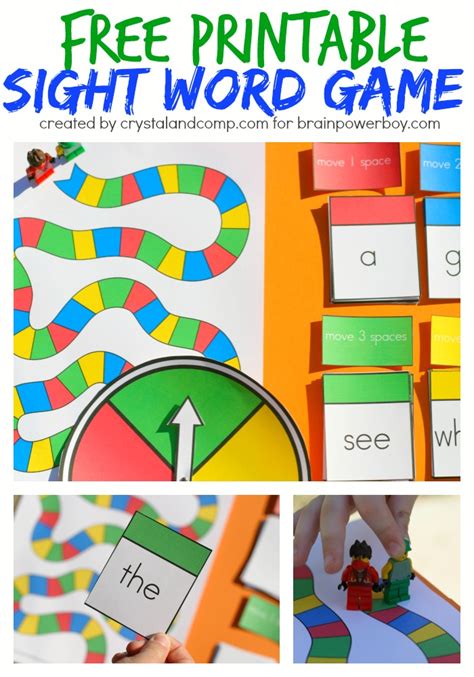 printable sight word game  homeschool deals